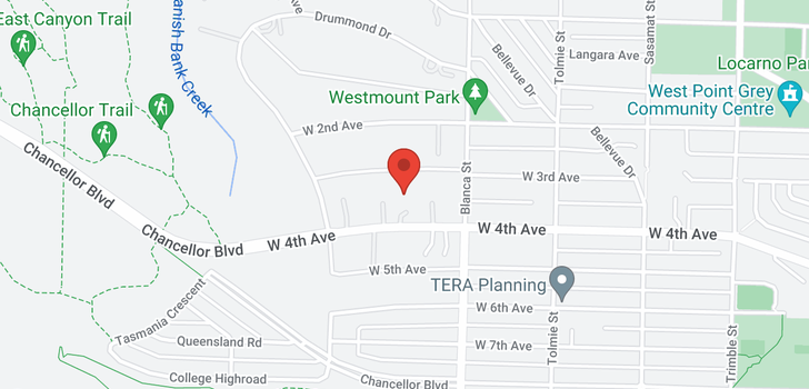 map of 4745 W 4TH AVENUE